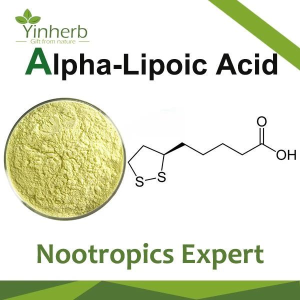 Alpha-Bột axit lipoic CAS.1077-28-7 98% Độ tinh khiết